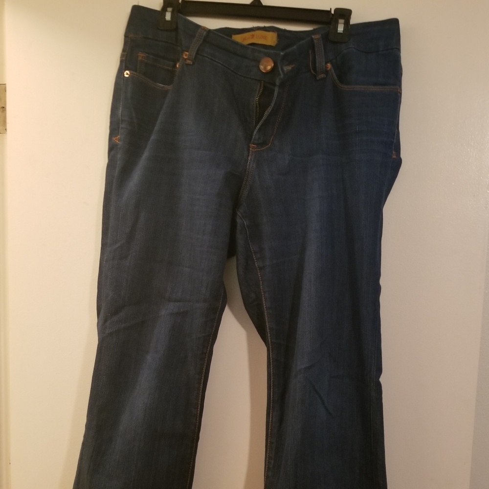 Seven Luxe bootcut jeans.